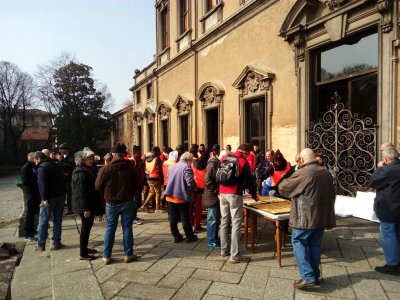 La pulizia del Viale e della Villa Bagatti